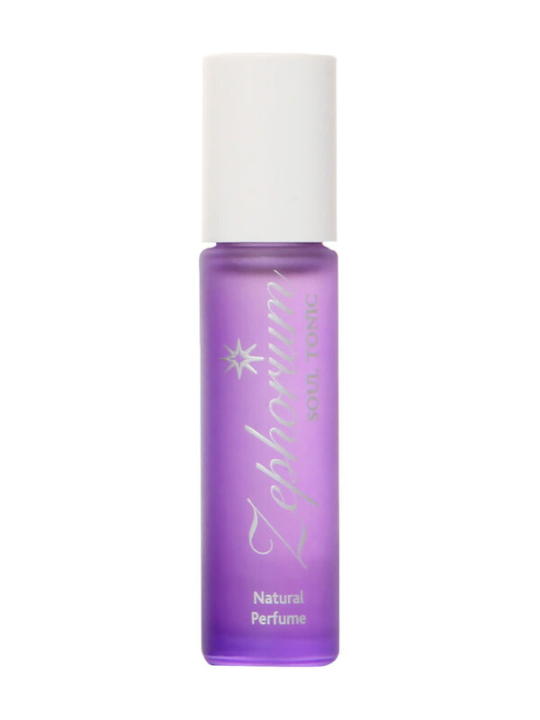 Zephorium Soul Tonics Crown Chakra Amethyst Crystal Calm and Wisdom Lavender Oil Natural Perfume Rollerball