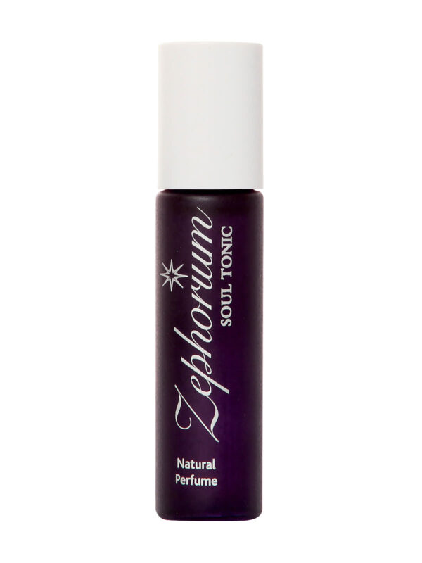 Zephorium Soul Tonics Brow Chakra Lapis Lazuli Crystal Clarity and Vision Frankincense Oil Natural Perfume Rollerball
