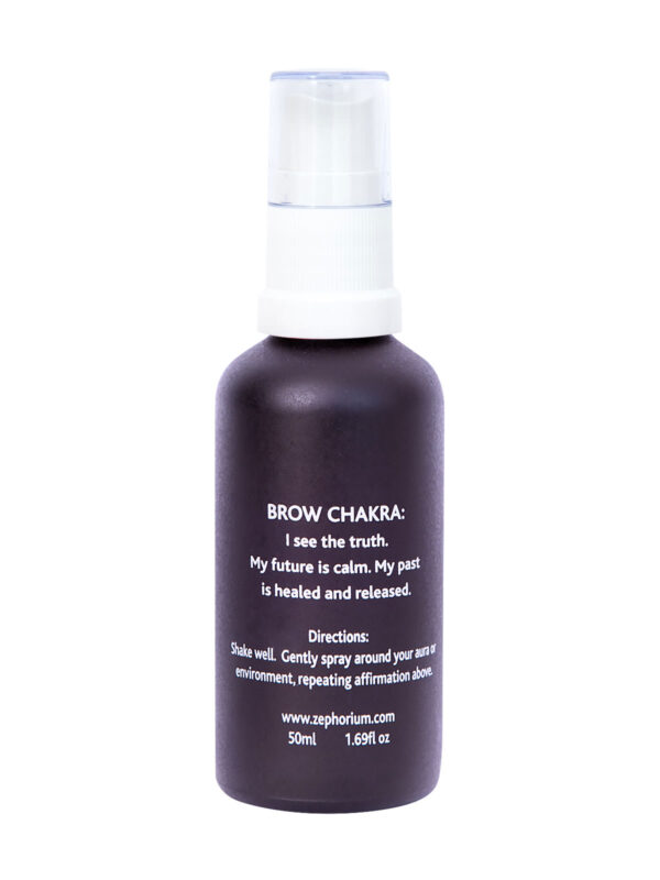 Zephorium Soul Tonics Brow Chakra Lapis Lazuli Crystal Clarity and Vision Frankincense Oil Natural Chakra Aura Spray and Chakra Balancing Mist