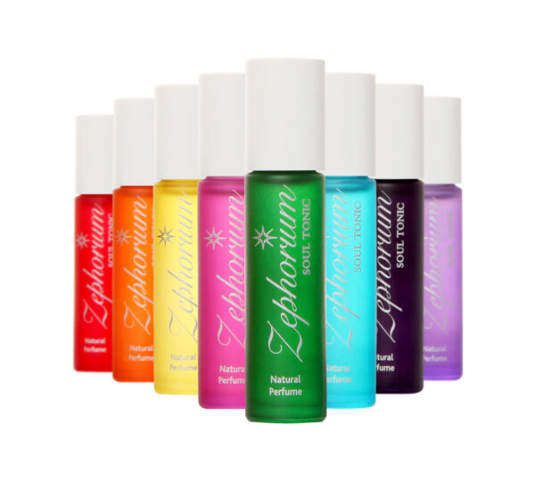 Zephorium Soul Tonics Natural Chakra Perfume Rollerballs