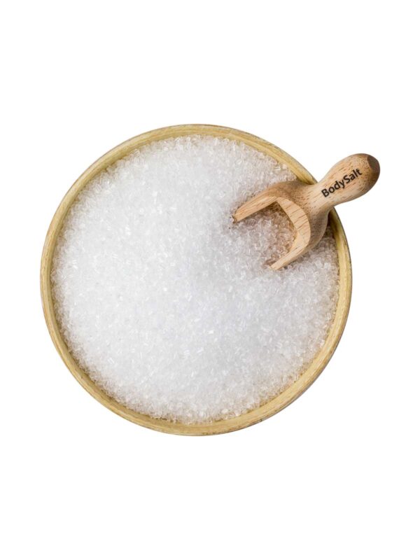 BodySalt Raw Therapy Food Grade Epsom Salts 1kg, Food Grade USP, Magnesium Sulphate